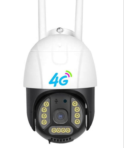 SicherGeeks Fortress 4G™ – 360° Outdoor 4G SIM Security Camera