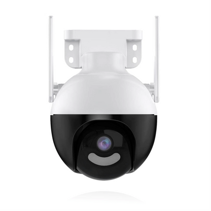 كاميرا مراقبة خارجية بدقة 4K UHD بزاوية 360 درجة تعمل بالواي فاي
