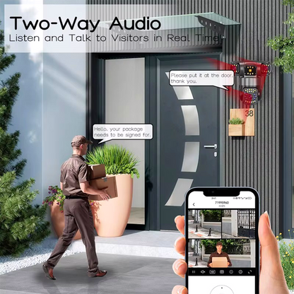 SicherGeeks Sentinel 4™ – 4 Lens 360° Outdoor WiFi Security Camera