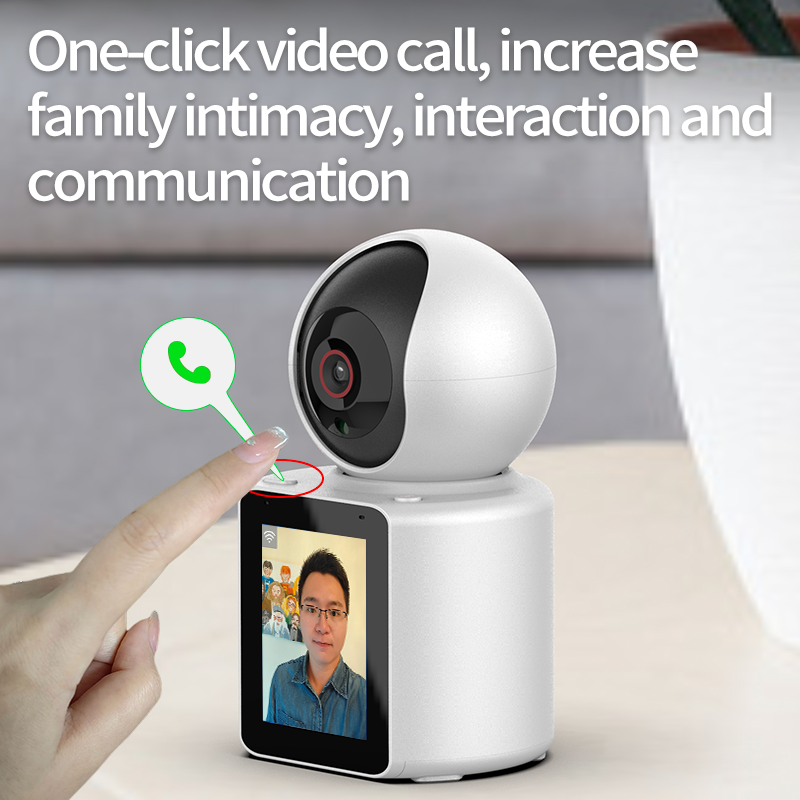 SicherGeeks Baby Monitor Pro™ 360° HD WiFi Camera with Night Vision & Two-Way Audio