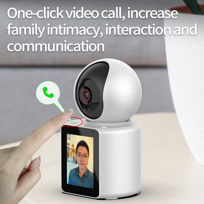 SicherGeeks Baby Monitor Pro™ 360° HD WiFi Camera with Night Vision & Two-Way Audio