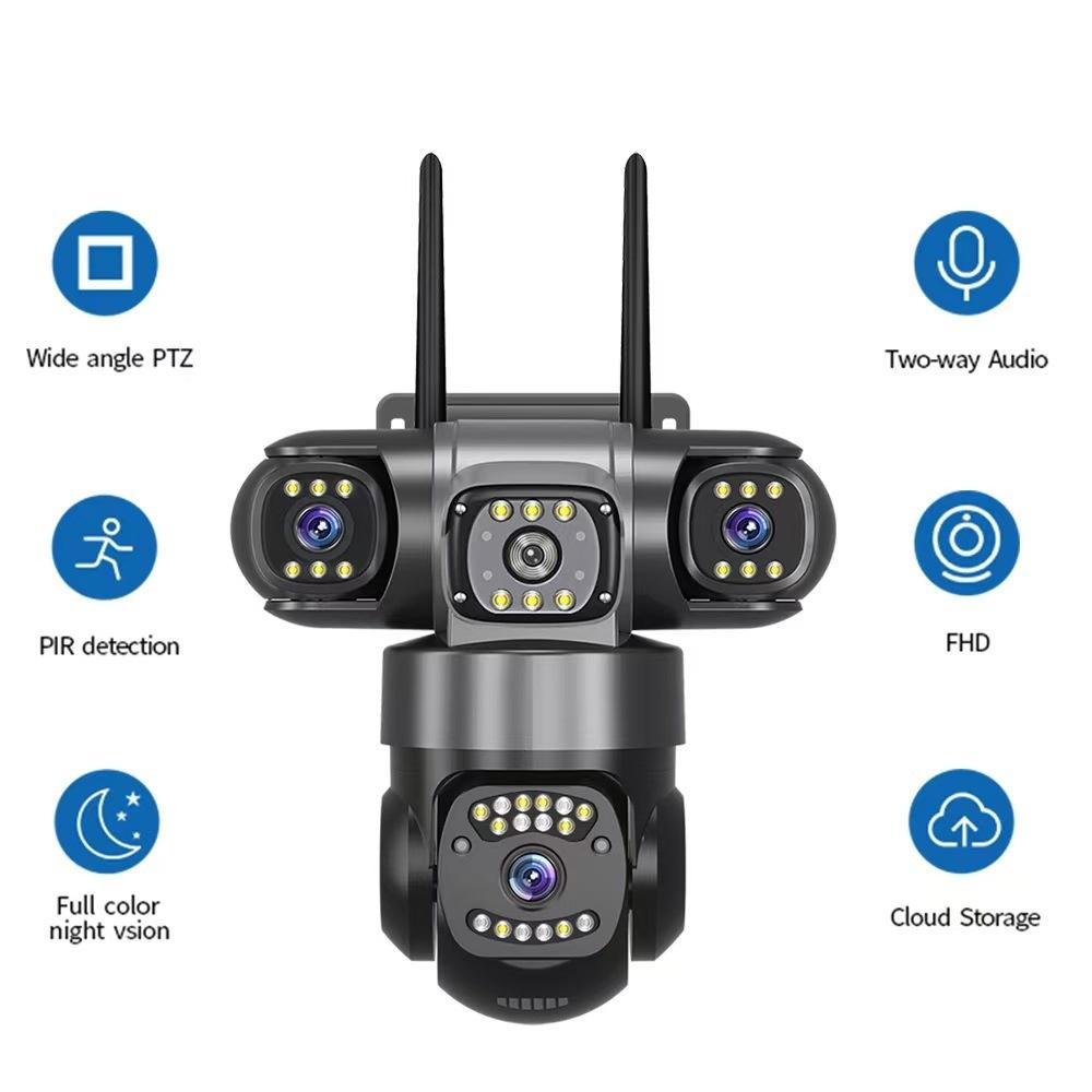 SicherGeeks Sentinel 4™ – 4 Lens 360° Outdoor WiFi Security Camera