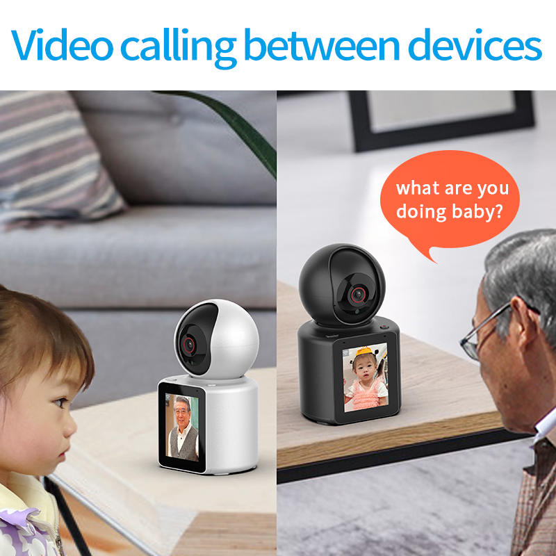 SicherGeeks Baby Monitor Pro™ 360° HD WiFi Camera with Night Vision & Two-Way Audio
