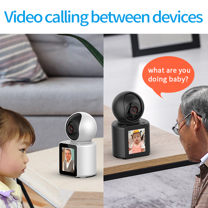 SicherGeeks Baby Monitor Pro™ 360° HD WiFi Camera with Night Vision & Two-Way Audio