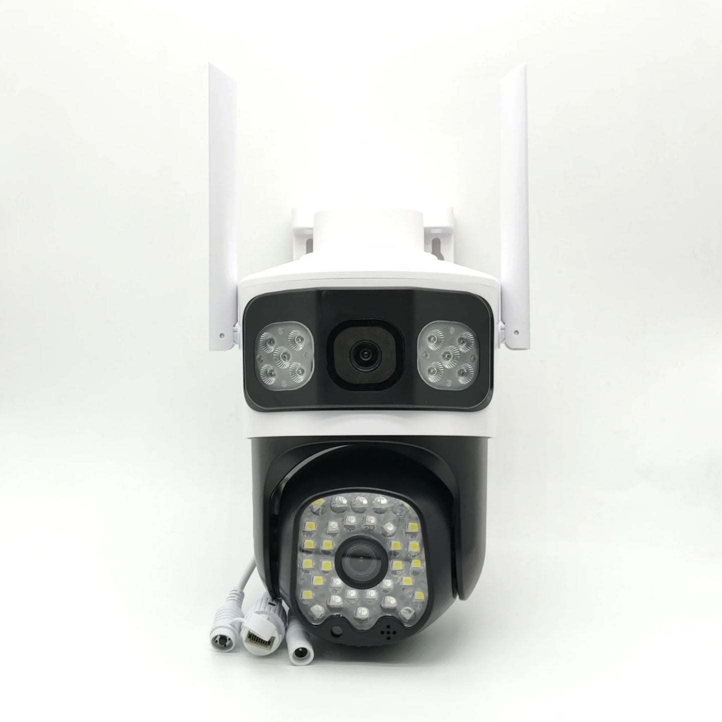 كاميرا مراقبة خارجية ثلاثية العدسات PTZ 360° 4G / Wifi