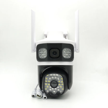 كاميرا مراقبة خارجية ثلاثية العدسات PTZ 360° 4G / Wifi