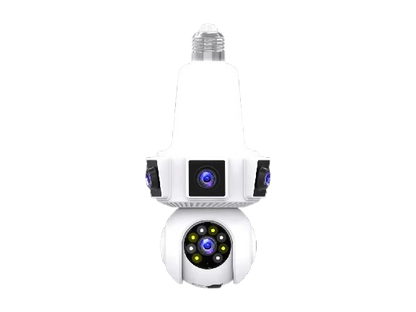 SicherGeeks SocketVision™ – Triple-Lens 360° WiFi Security Camera