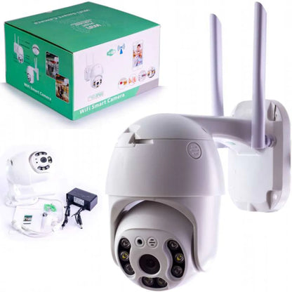 SicherGeeks Prime™ – 360° Full HD Outdoor WiFi Security Camera