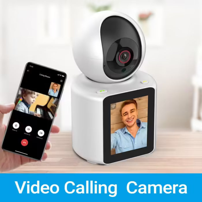 SicherGeeks Baby Monitor Pro™ 360° HD WiFi Camera with Night Vision & Two-Way Audio