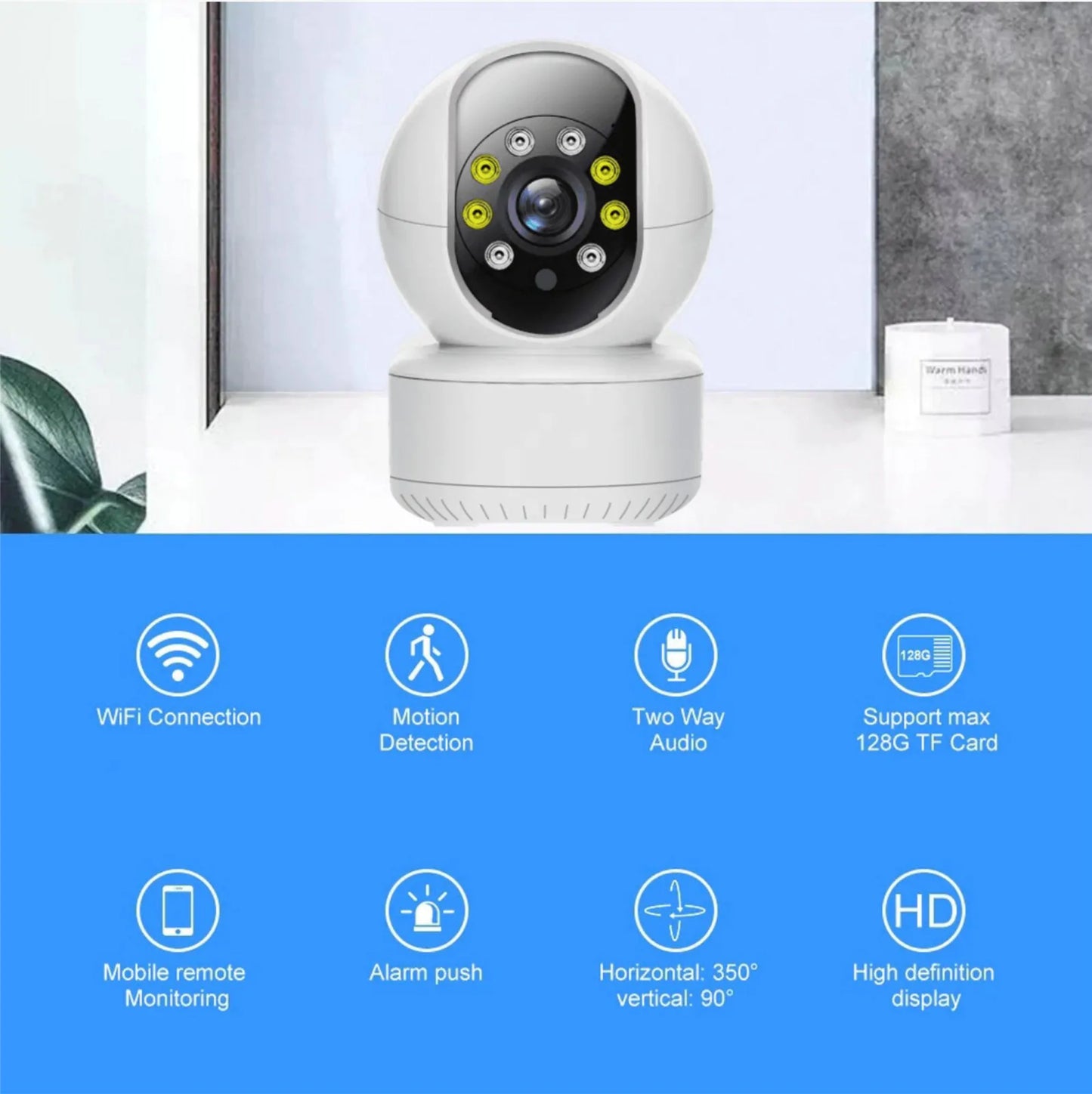 كاميرا مراقبة واي فاي داخلية 360 درجة
