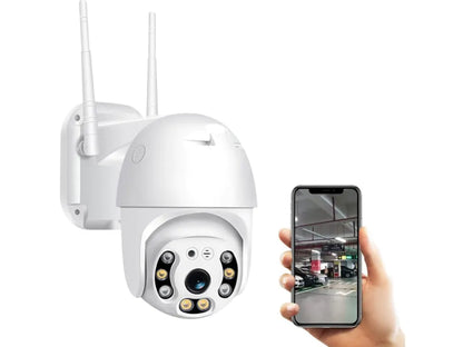 SicherGeeks Prime™ – 360° Full HD Outdoor WiFi Security Camera