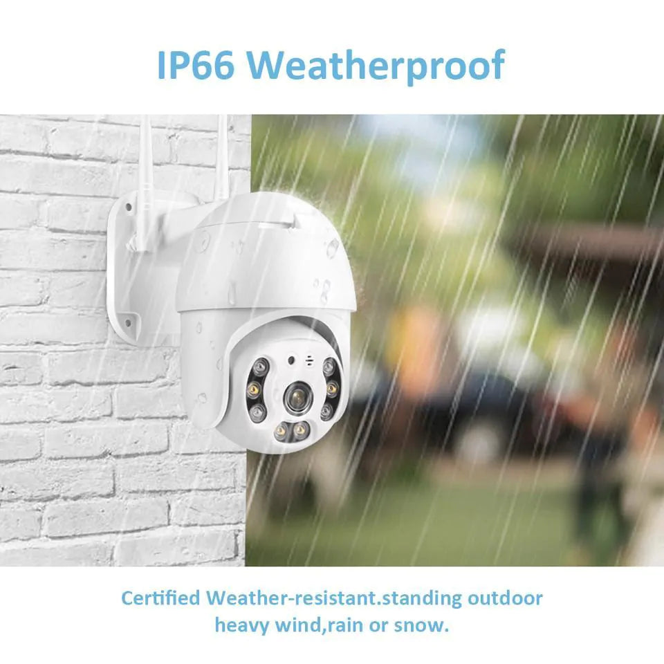 SicherGeeks Prime™ – 360° Full HD Outdoor WiFi Security Camera