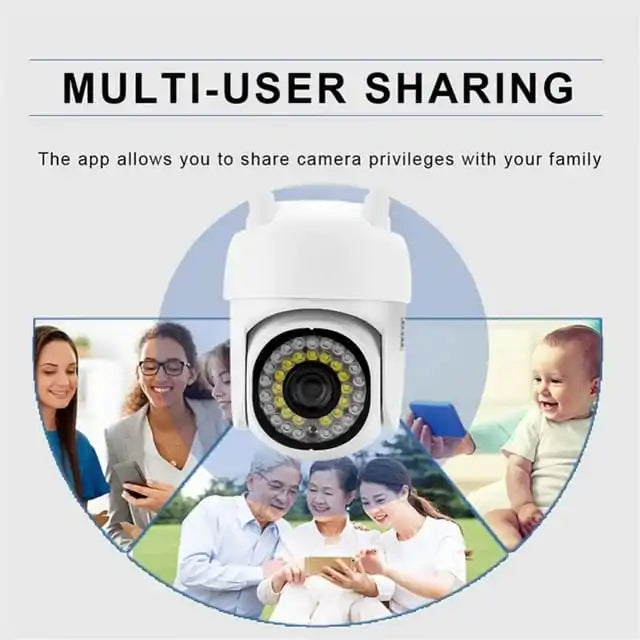 SicherGeeks Plus™ – 360° Full HD Outdoor WiFi Security Camera