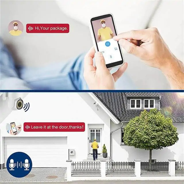 SicherGeeks Plus™ – 360° Full HD Outdoor WiFi Security Camera