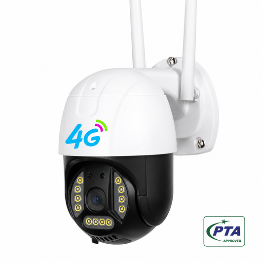 SicherGeeks Fortress 4G™ – 360° Outdoor 4G SIM Security Camera
